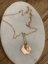 Load image into Gallery viewer, Adoption necklace - take courage pendant necklace designed by NFM
