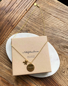 Womans-gold-handstamped-found-necklace-jigsaw-piece