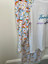 Load image into Gallery viewer, &#39;Family ever after&#39; rainbow PJ&#39;S
