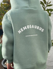 Load image into Gallery viewer, Kids personalised dinosaur hoodie
