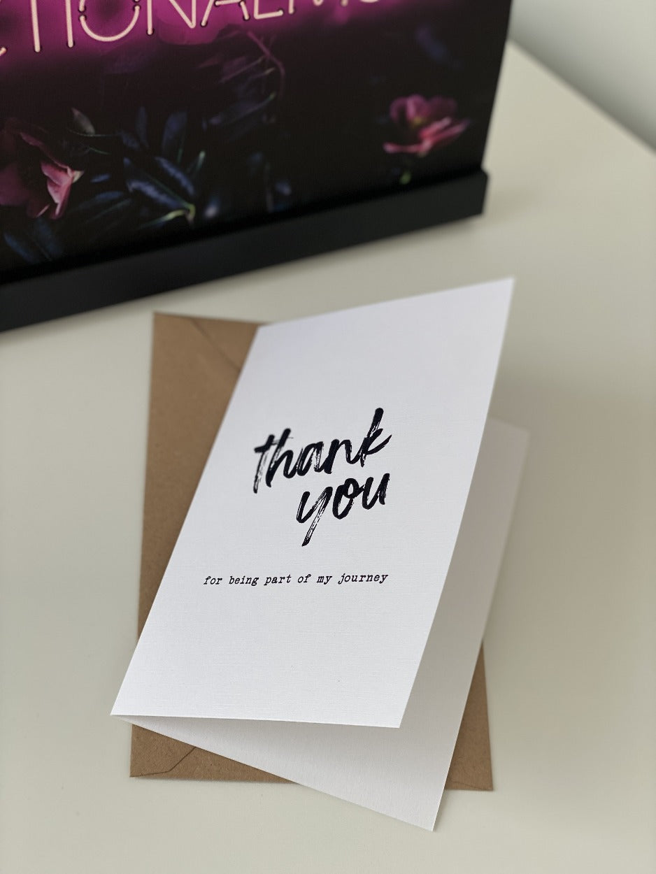 Thank you for being part of my adoption  journey card | adoption card