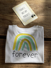 Load image into Gallery viewer, Kid&#39;s forever rainbow | adoption t-shirt - age 4-12
