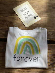Kid's forever rainbow | adoption t-shirt - age 4-12
