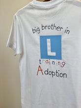 Load image into Gallery viewer, big-brother-big-sister-in-training-adoption-announcement-t-shirt-hanging
