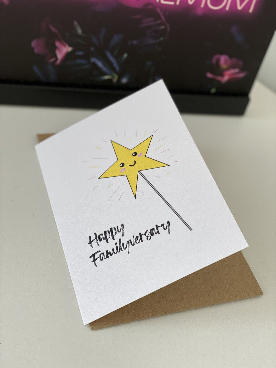 adoption-celebration-anniversary-card=sparler-smiling-face-design