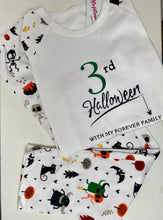 Load image into Gallery viewer, halloween-personalised-adoption-pyjamas
