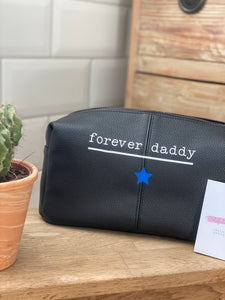 Men's personalised washbag - Daddy washbag