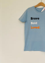 Load image into Gallery viewer, Childrens-positive-affirmation-T-shirt-positive-kids-clothing-blue-affirmation-t-shirt
