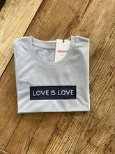 Load image into Gallery viewer, grey-love-is-love-tshirt
