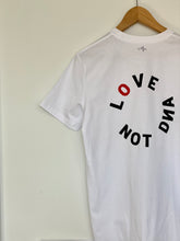 Load image into Gallery viewer, white-slogan-printed-t-shirt-vegan-clothing
