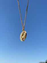 Load image into Gallery viewer, gold-plated-map-of-the-world-pendant-necklace
