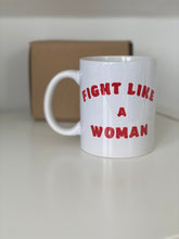 Load image into Gallery viewer, feminist-mug-ivf-mug-fight-like-a-woman-mug-infertility-gift
