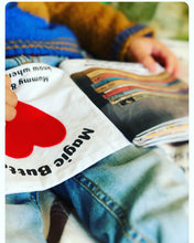 Load image into Gallery viewer, child-reading-nfm-introductions-fabric-photobook

