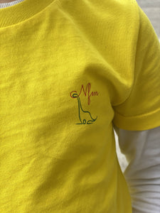 yellow-kids-t-shirt-dinosaur-logo