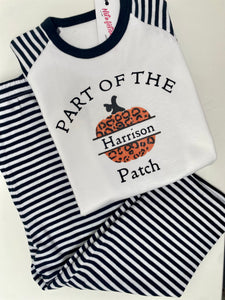 Personalised pumpkin patch Pyjamas