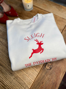 sleigh-the-patriarchy-christmas-jumper-reindeer-christmas-jumper